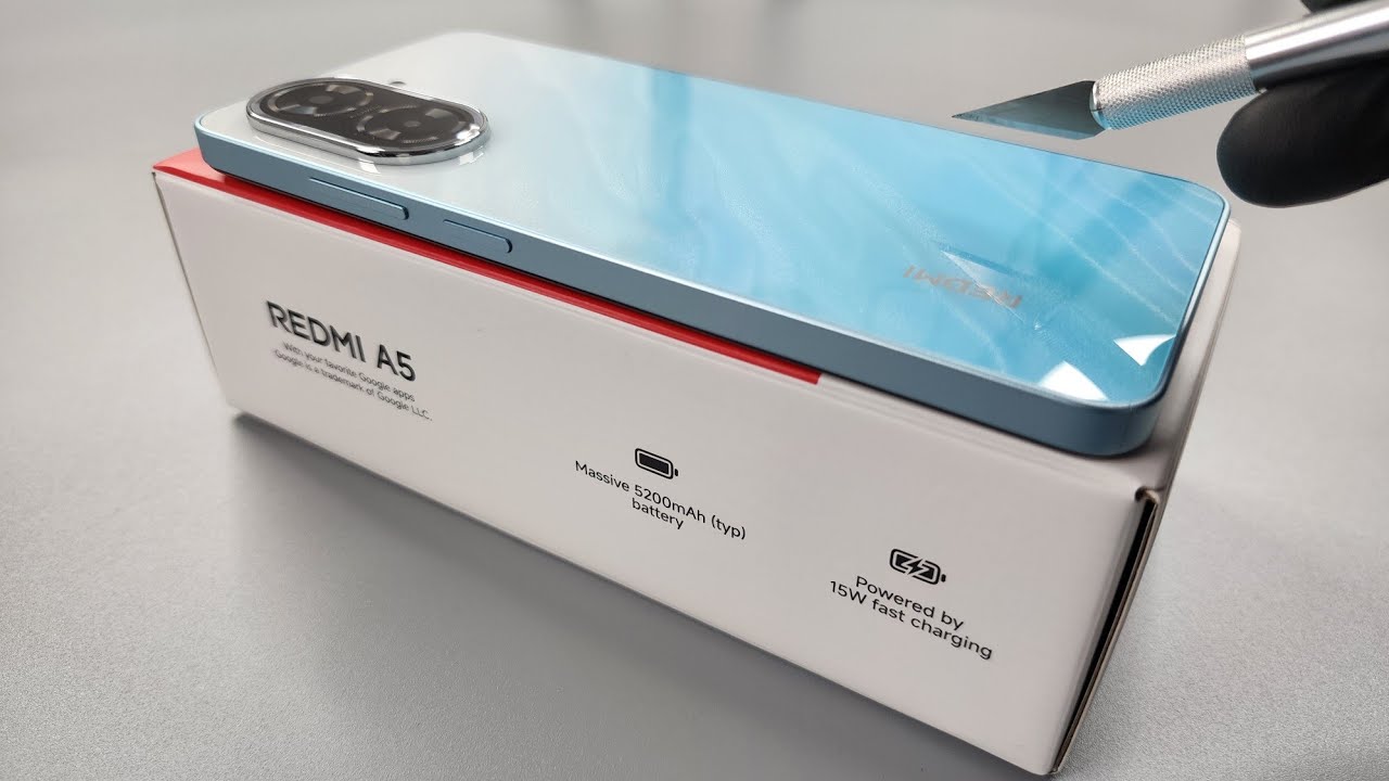 XIAOMI Redmi A5 (Ocean Blue) 4/128 Unboxing - Pure ASMR - YouTube