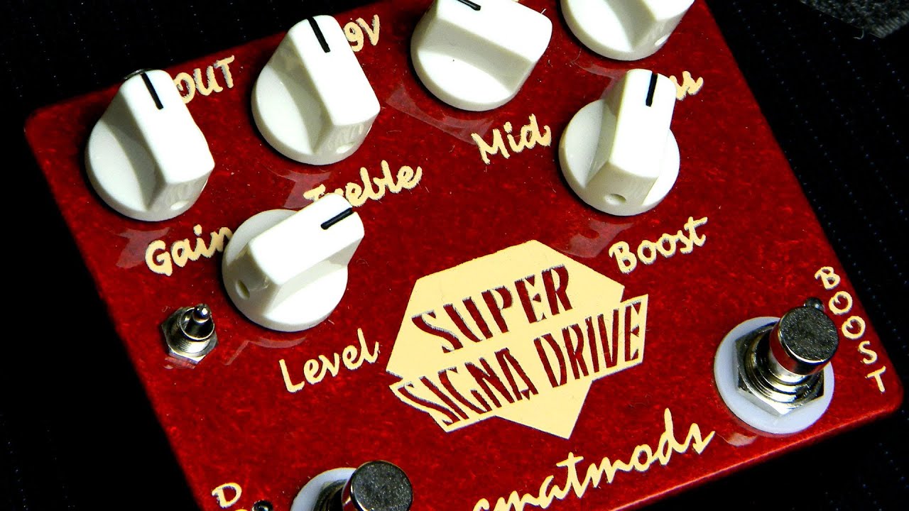 CMATMODS Super Signa Drive Pedal - YouTube