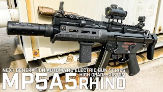 次世代電動ガンMP5A5 ハイグレードカスタム『RHINO』 MAGPUL/SIG SAUER