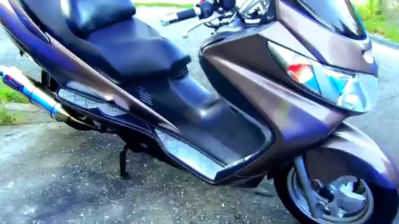 ☆スカイウェイブ250S☆ピカピカ綺麗☆絶好調☆ヨシムラマフラー - YouTube