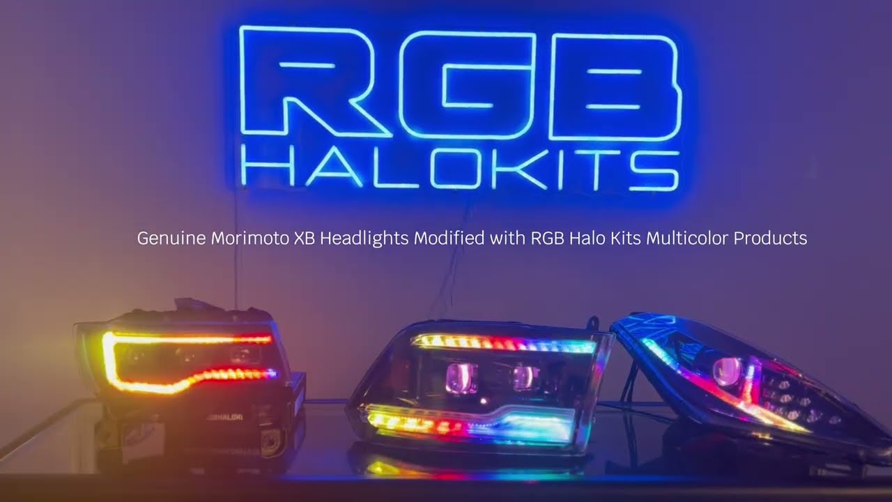 Toyota Tundra / Sequoia: Multicolor Flow Series Headlights (2007-2013)