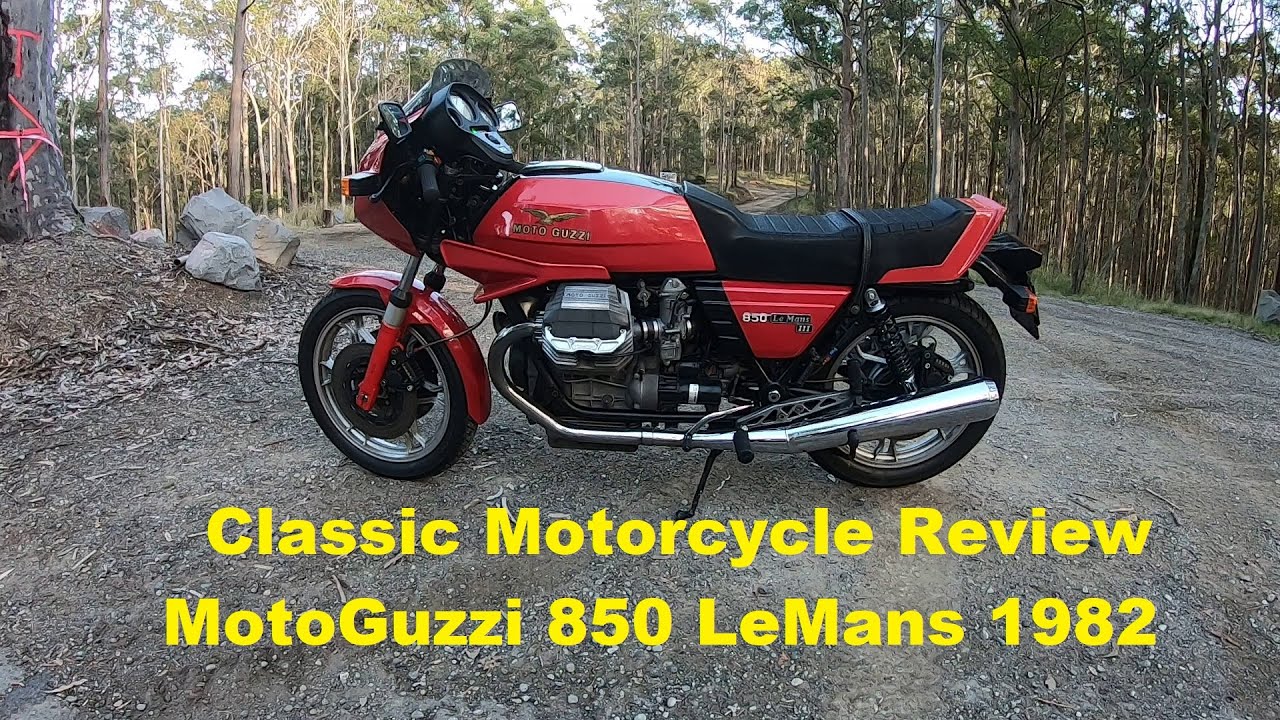 MotoGuzzi 850 LeMans Mark III 1982 - YouTube