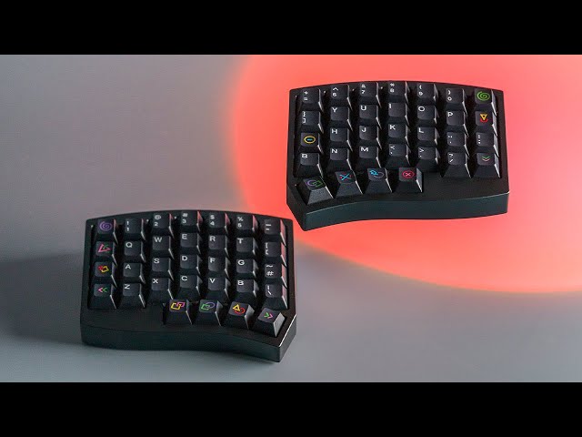 The Altair — A Split Ergo Board. - YouTube