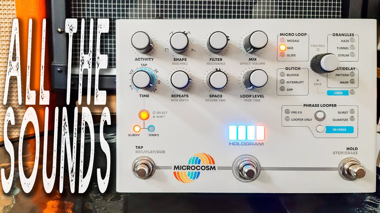 HOLOGRAM Electronics | MICROCOSM || ALL THE SOUNDS [NO TALK / ONLY