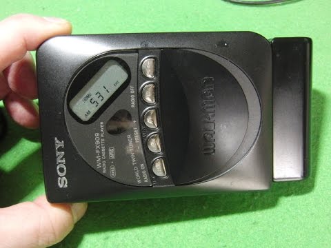 SONY 1991年？ カセットウォークマン WM-FX909 - YouTube