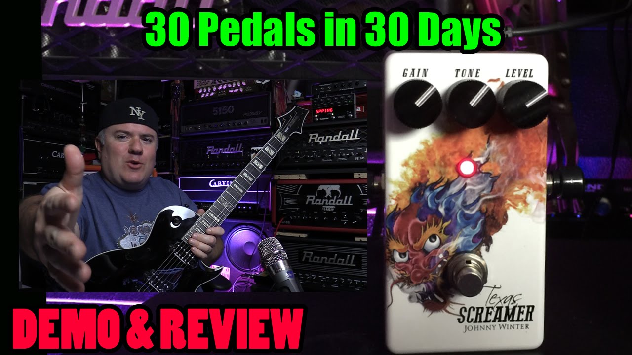 BIG Joe's Stompbox Co. TEXAS SCREAMER - Demo & Review - 30 Pedals