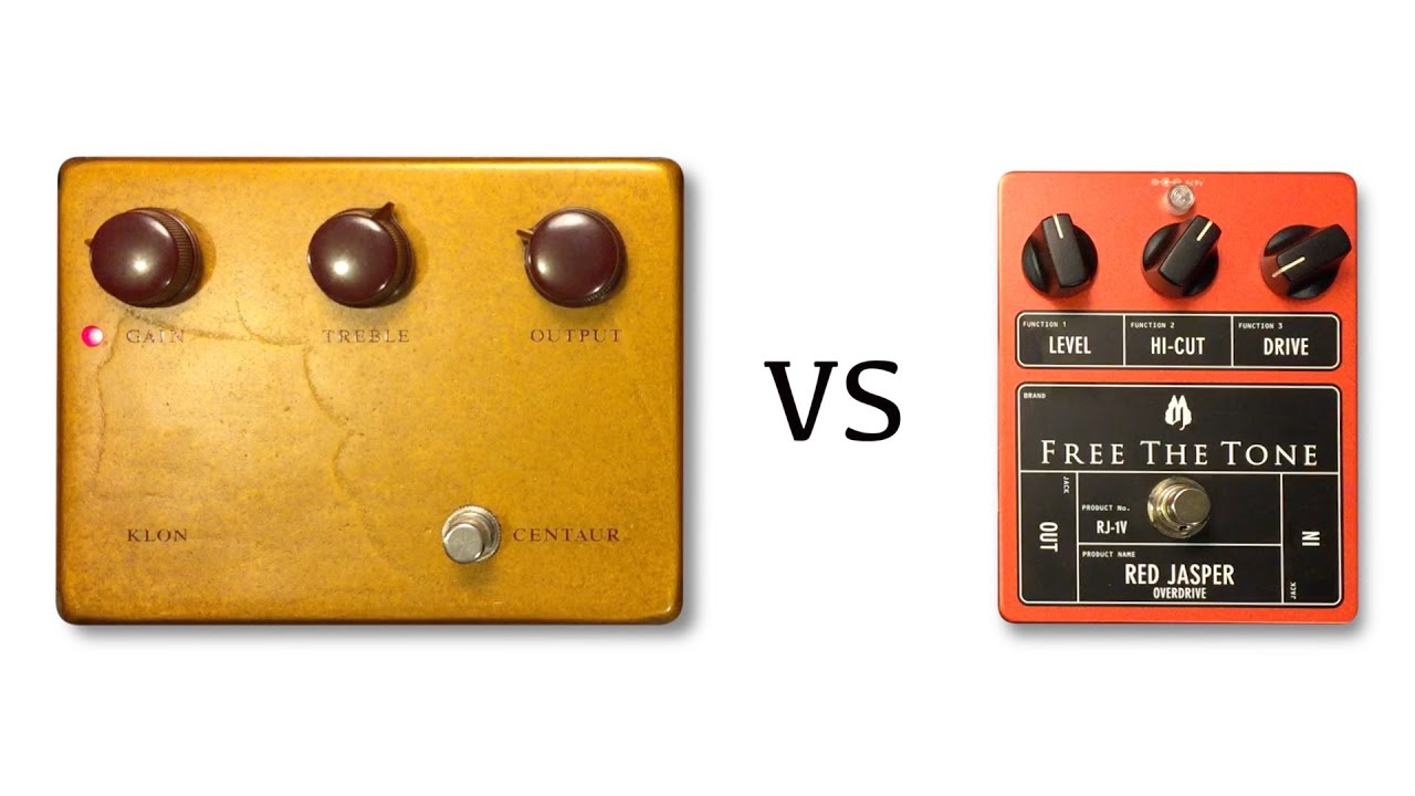 Klon Centaur vs Free the Tone Red Jasper - YouTube