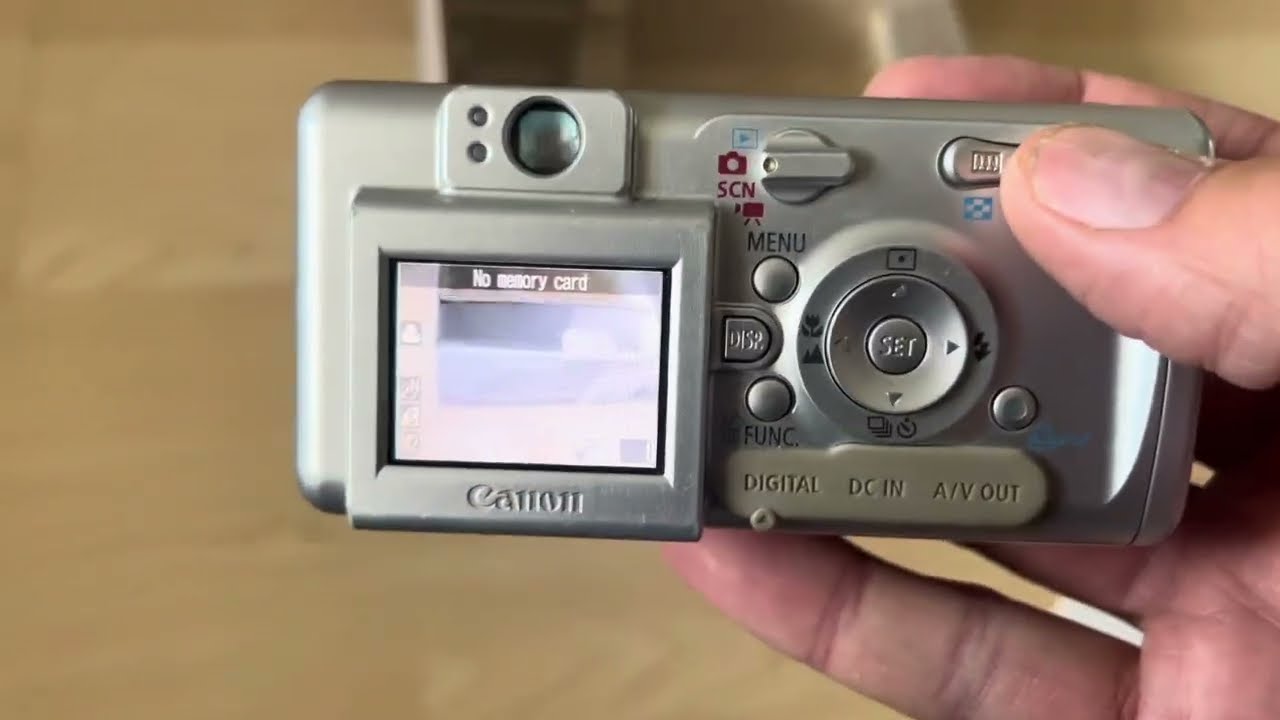 WOW! unboxing Canon PowerShot A400 zoom digital PC1080 retro