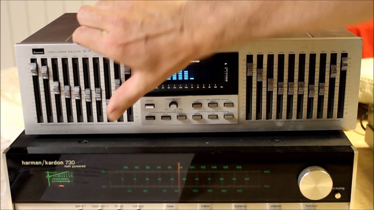 Sansui SE 8 Equalizer Demo - YouTube