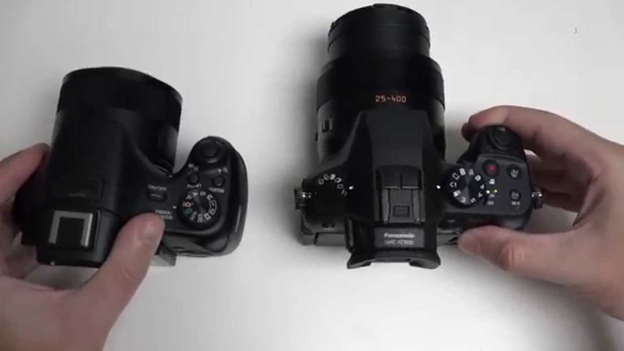 Panasonic DMC-FZ1000 vs Sony Cyber-shot HX400V - YouTube