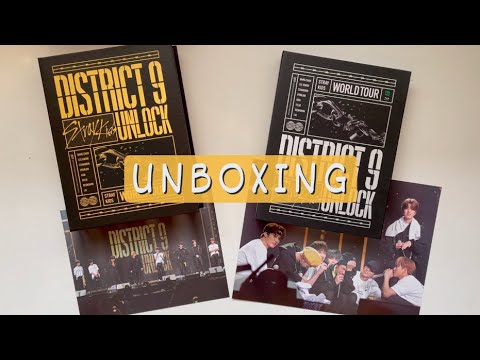 Stray Kids District 9: Unlock World Tour DVD and Blu-Ray Unboxing
