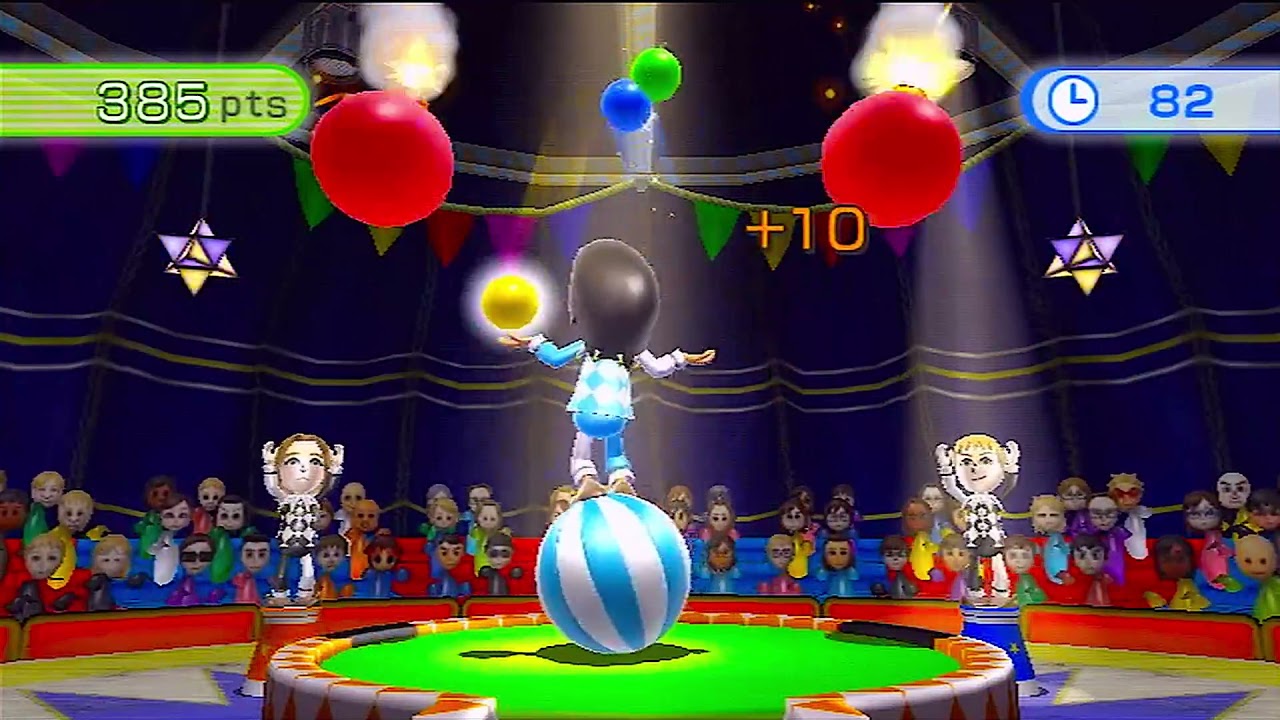 Wii Fit Plus - Big Top Juggling - Advanced (5 Balls) (2 Stars