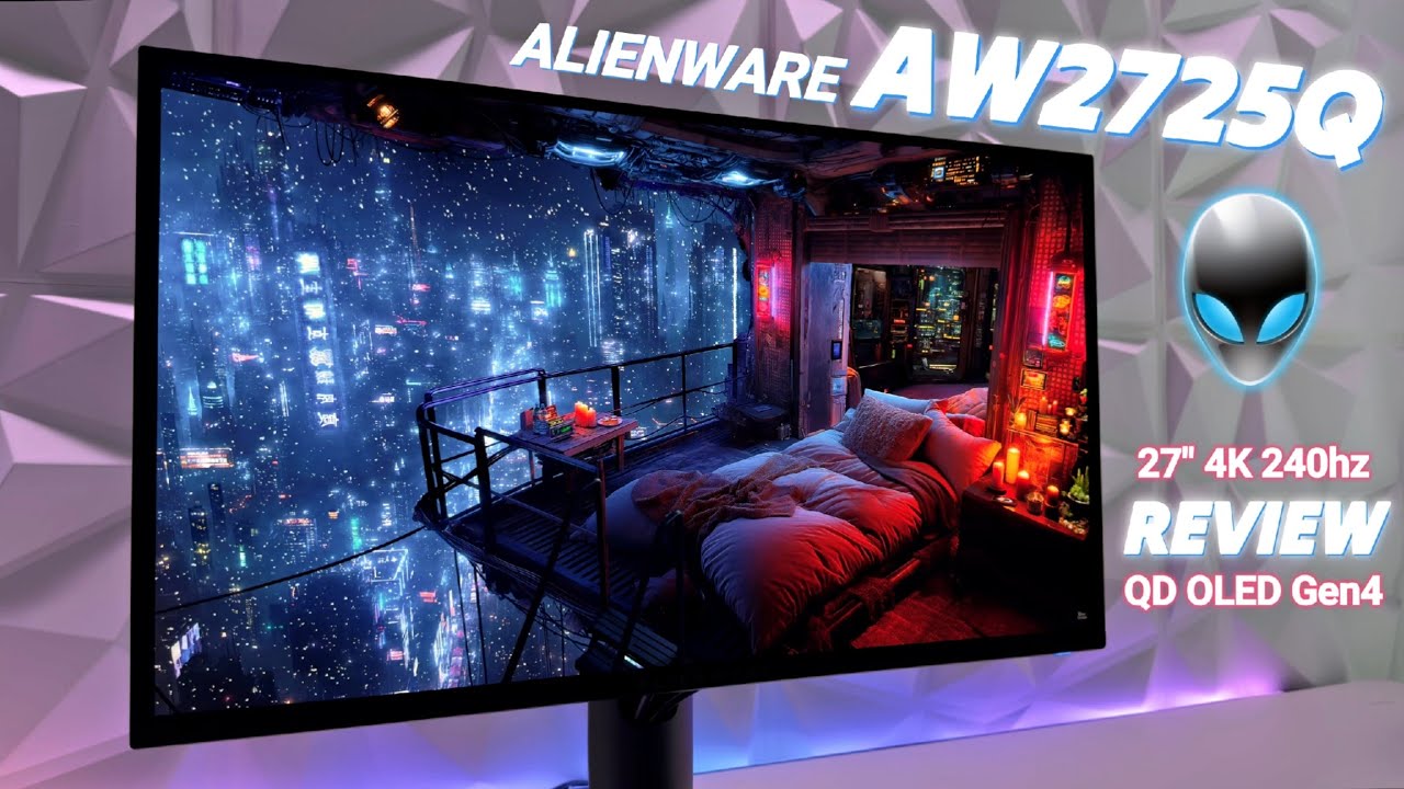 QD-OLED Just Got CRISPIER! ALIENWARE AW2725Q REVIEW - YouTube