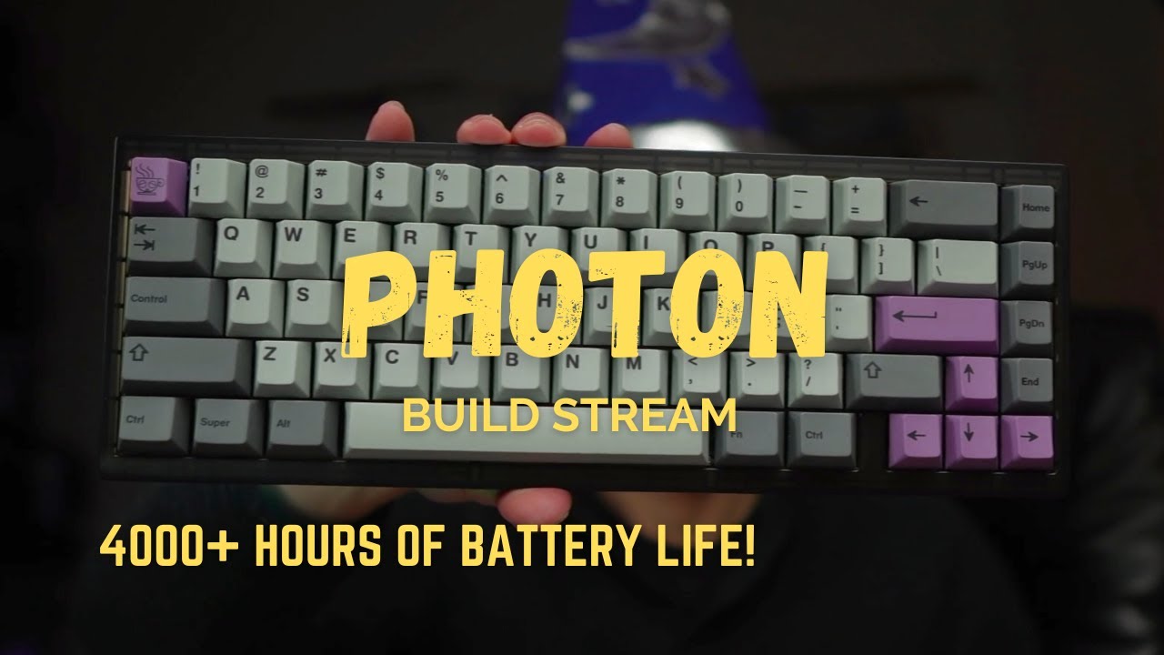 Build: CannonKeys Photon - 4000+ hours of battery life!!! - YouTube