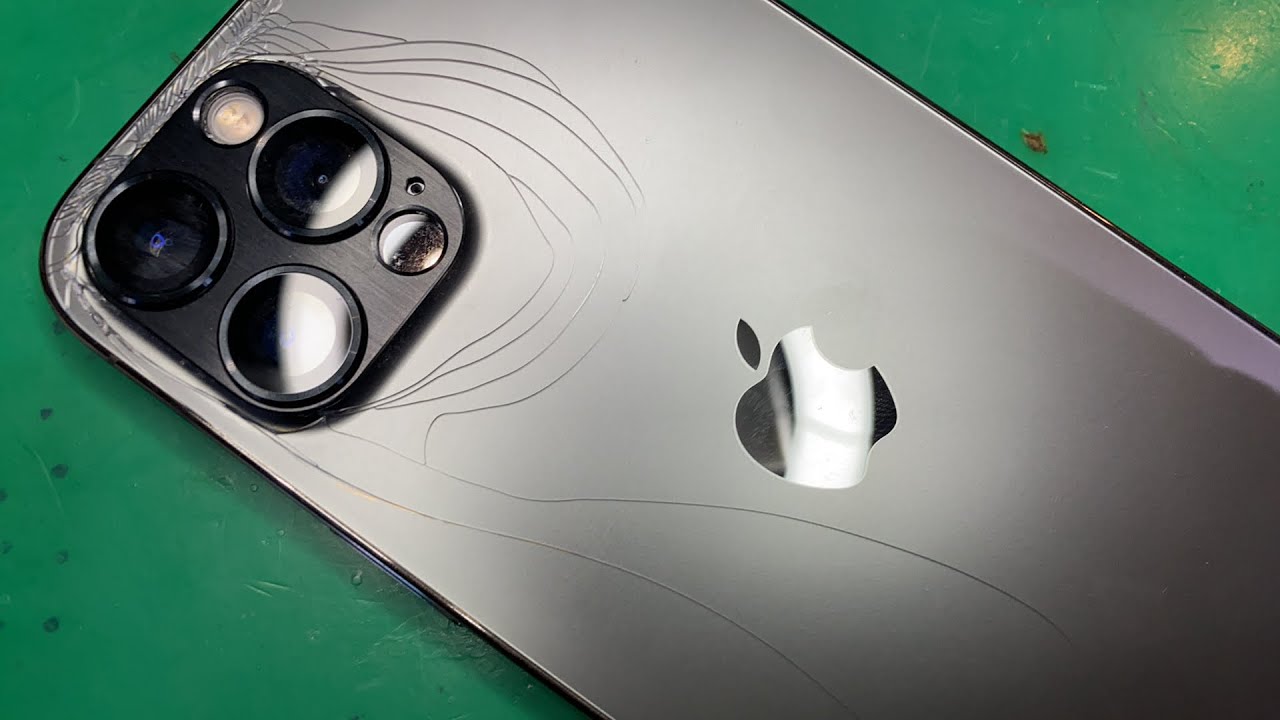 iPhone 12 Pro Max カンタン♪後ろガラス割れパネル交換 - YouTube