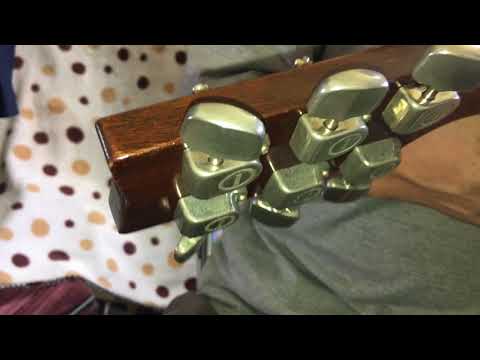 ミサハマギター「落語 de FG」ヤマハFG-200 緑ラベル - YouTube