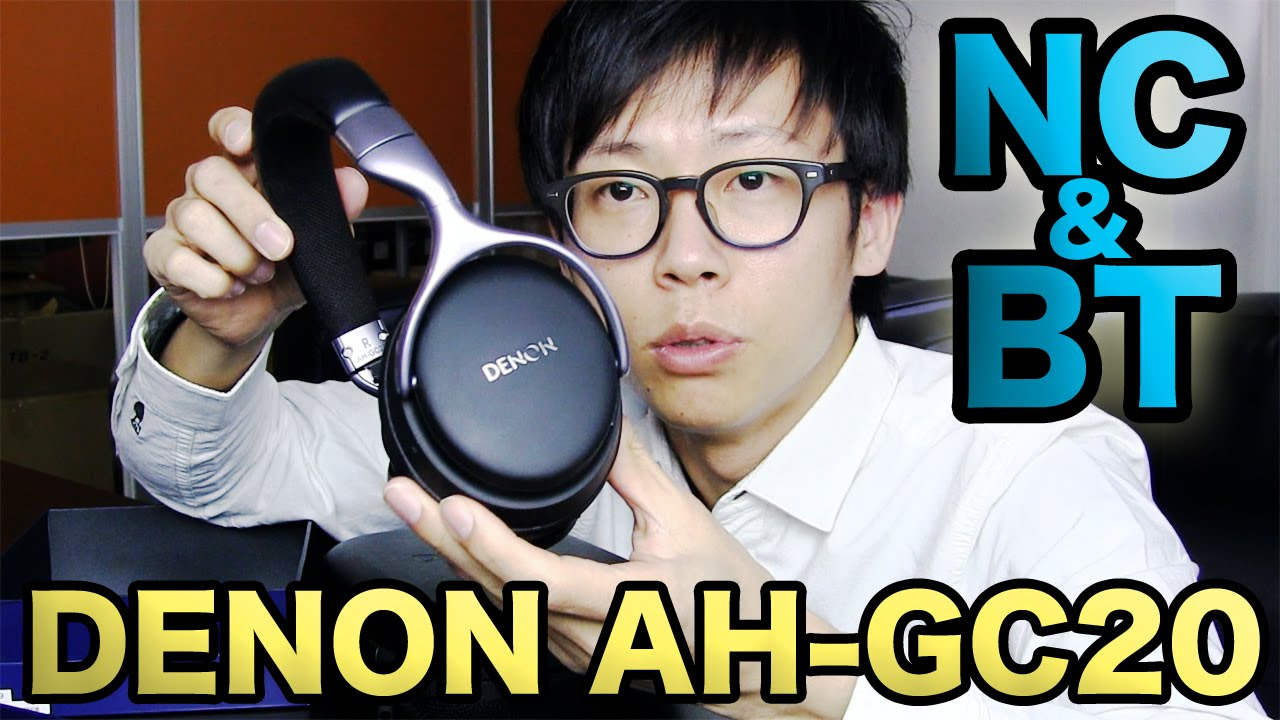 Noise-canceling and wireless headphones! DENON AH-GC20 - YouTube