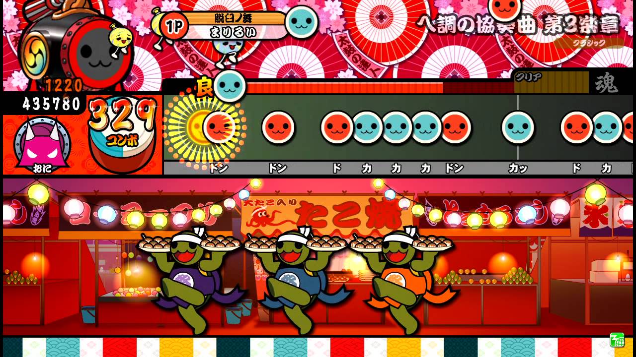 太鼓の達人モモイロ】ヘ調の協奏曲 第三楽章 全良 - YouTube