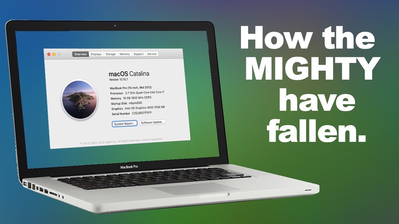 Why I'm selling my MacBook Pro 2012 in 2024 - YouTube