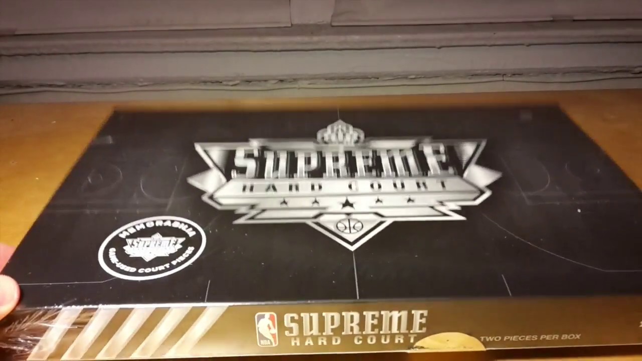 2017-18 Upper Deck NBA Supreme Hardcourt Basketball Box Break and