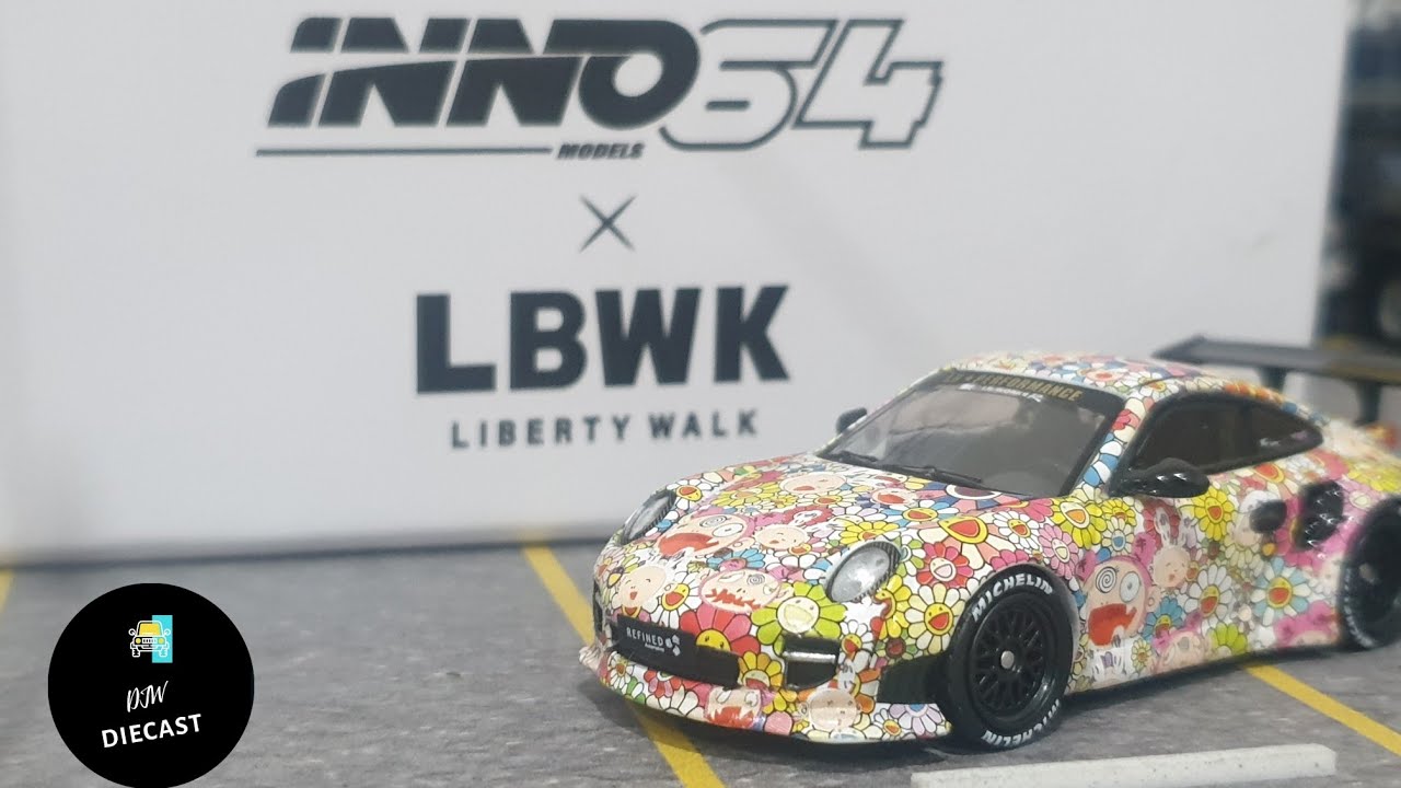 Porsche 997 Liberty Walk Jaden.C Sunflower by Inno64 | UNBOXING