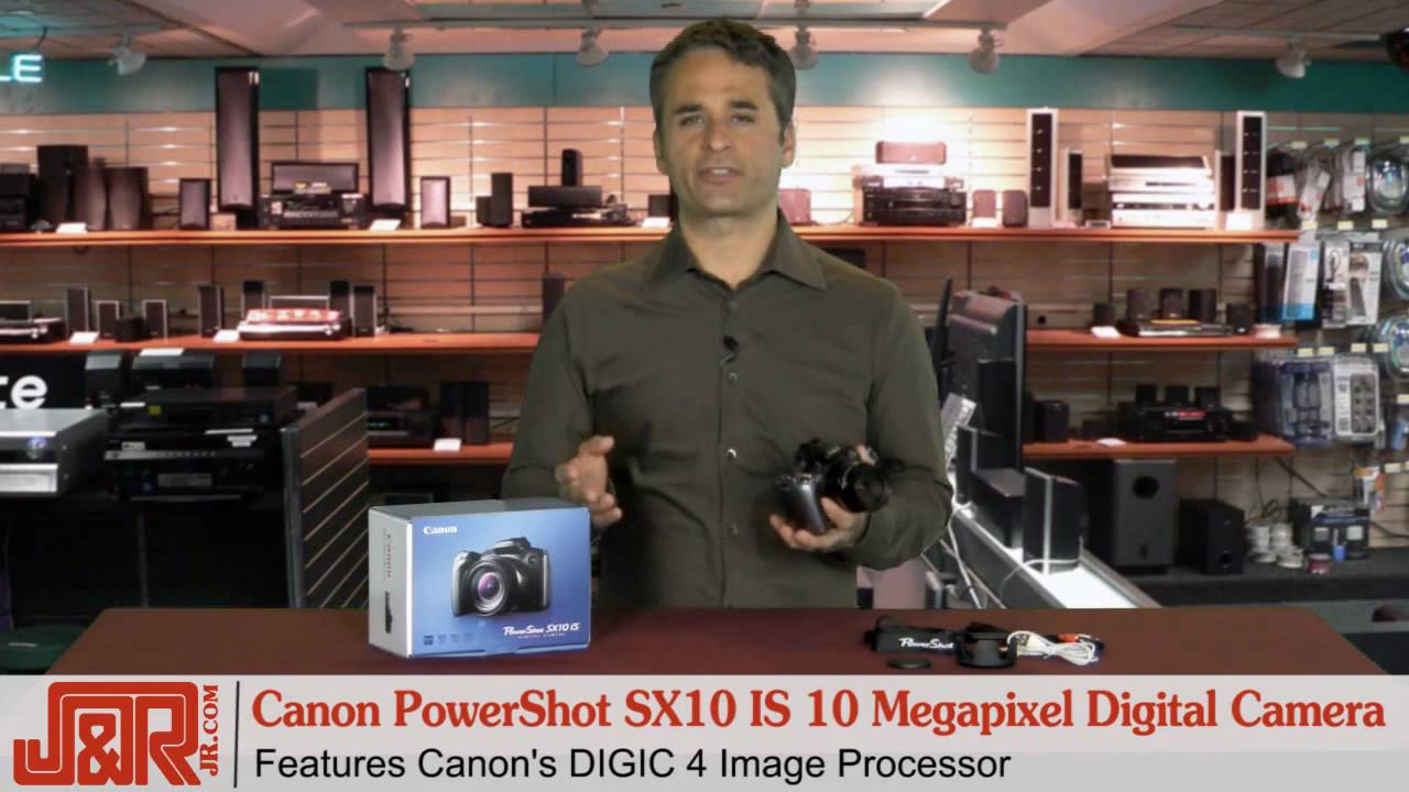 Canon PowerShot SX10 IS 10 Megapixel Digital Camera - YouTube