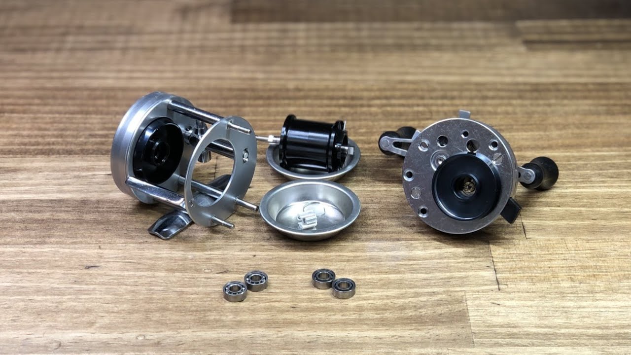 ➁ 渓流ベイトフィネス abugarcia ABU2500C IAR 分解掃除後と