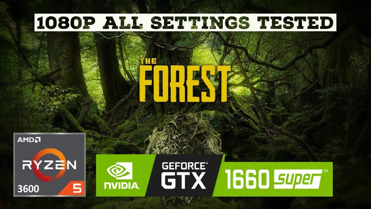 RYZEN 5 3600 + GTX 1660 SUPER | The Forest 1080p All Settings