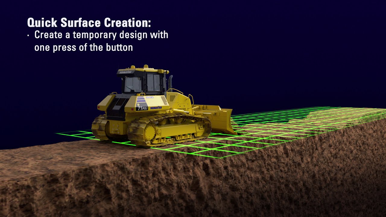 Komatsu intelligent machine control 2.0 - YouTube