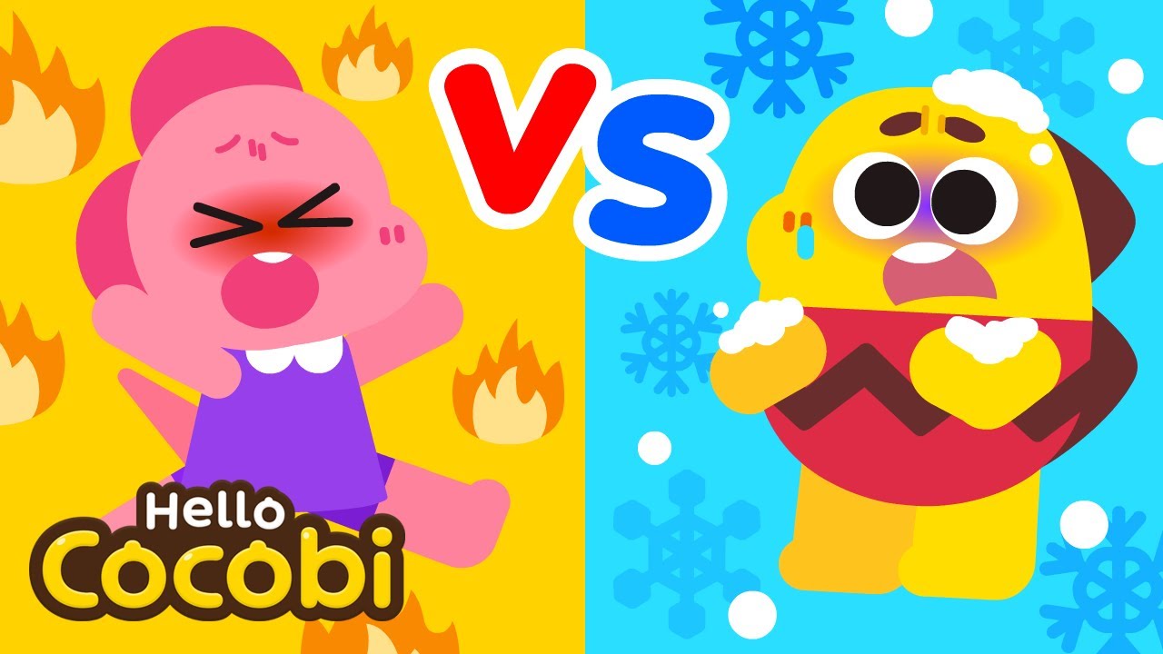 Hot And Cold Challenge Song🥵🥶 Nursery Rhymes & Kids Songs