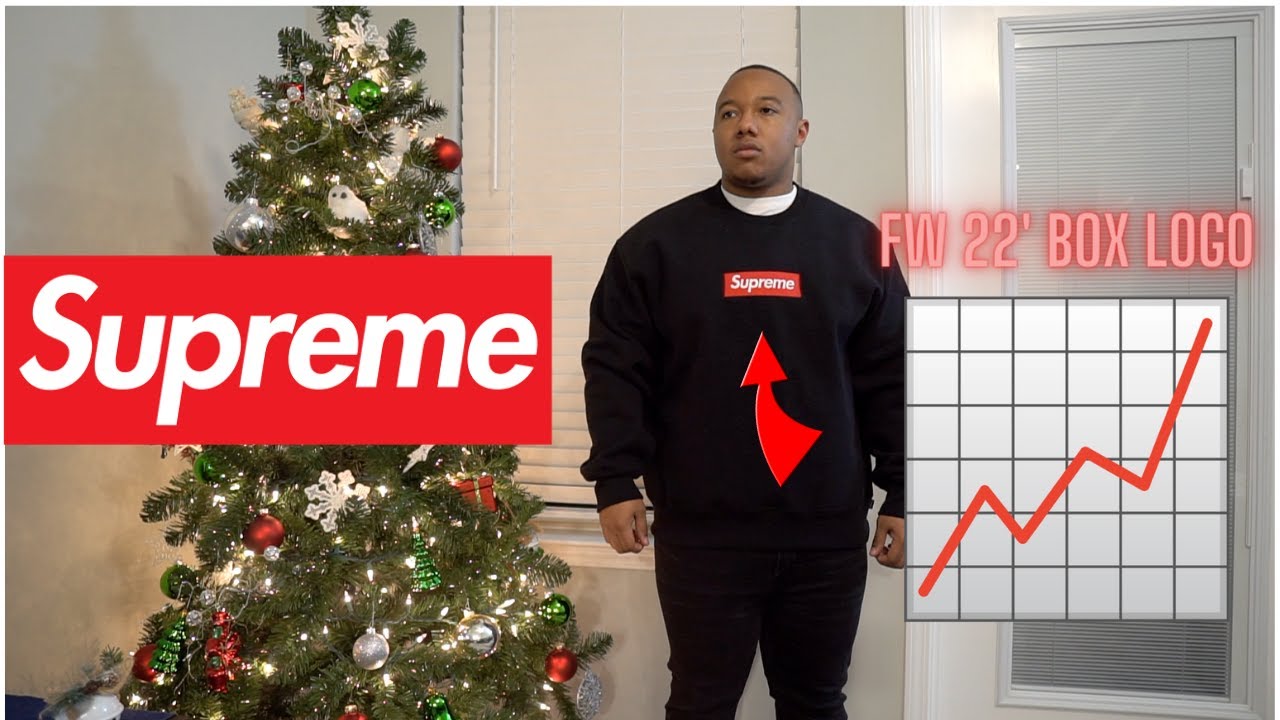 Supreme Box Logo FW 22 Crewneck Review & Sizing - YouTube