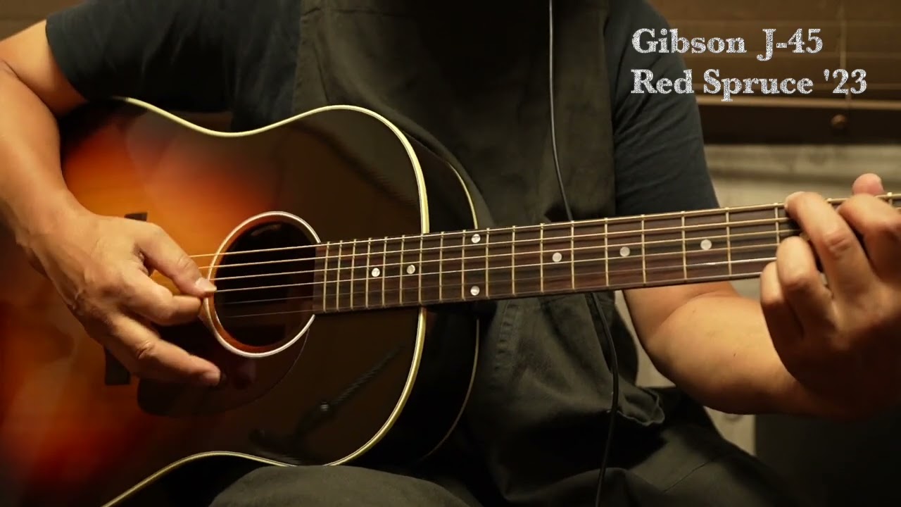 Gibson Custom J-45 Red Spruce 2023年製 USED（Sincere Guitars