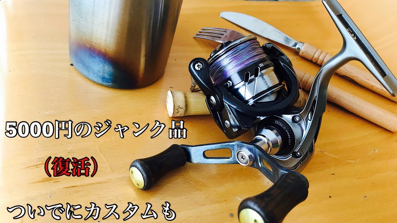 5000円で買ったジャンクリール 18カルディアをオーバーホール - YouTube