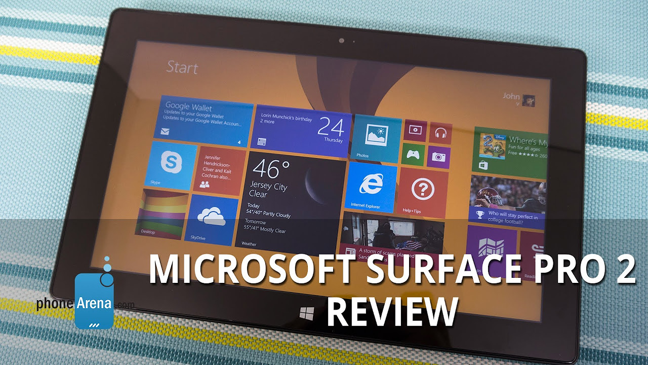 Microsoft Surface Pro 2 Review - YouTube