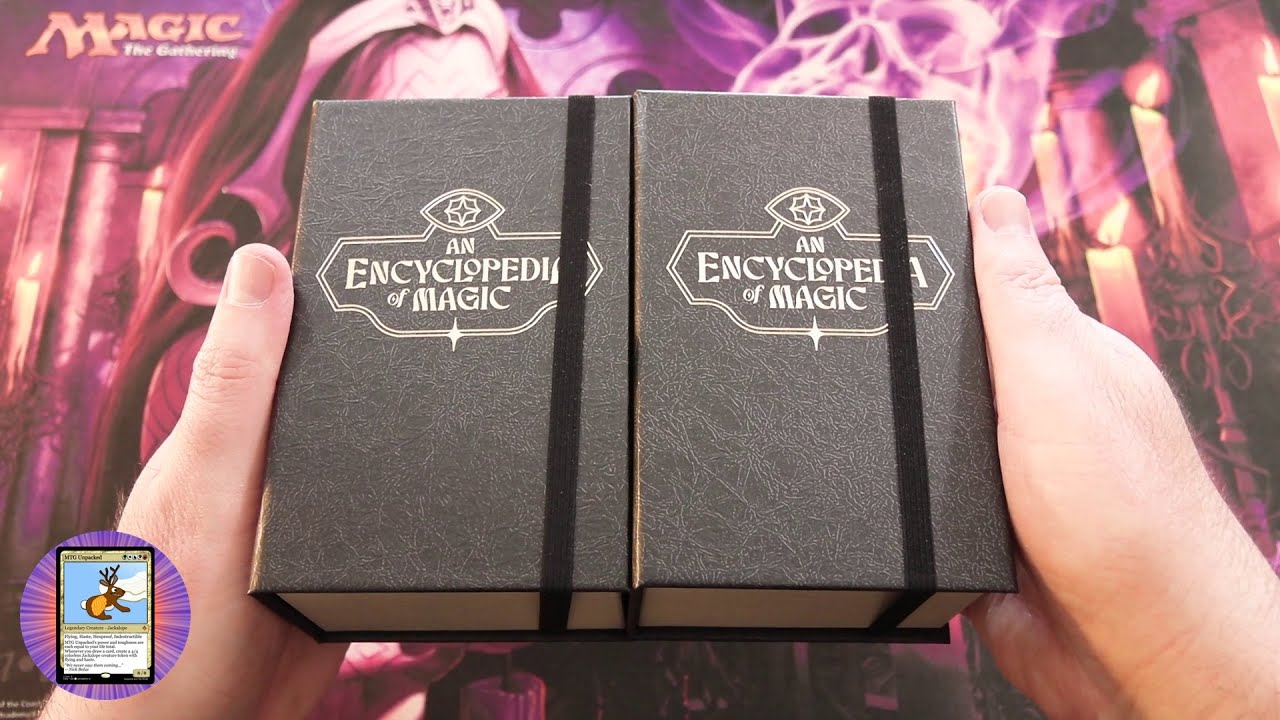 MTG Secret Lair: An Encyclopedia of Magic Unboxing - YouTube