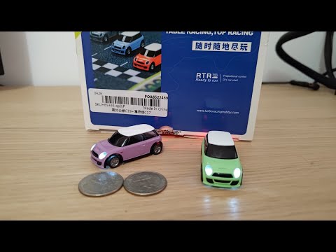 Smallest RC car is AWESOME! Turbo Racing 1/76 scale Mini - YouTube