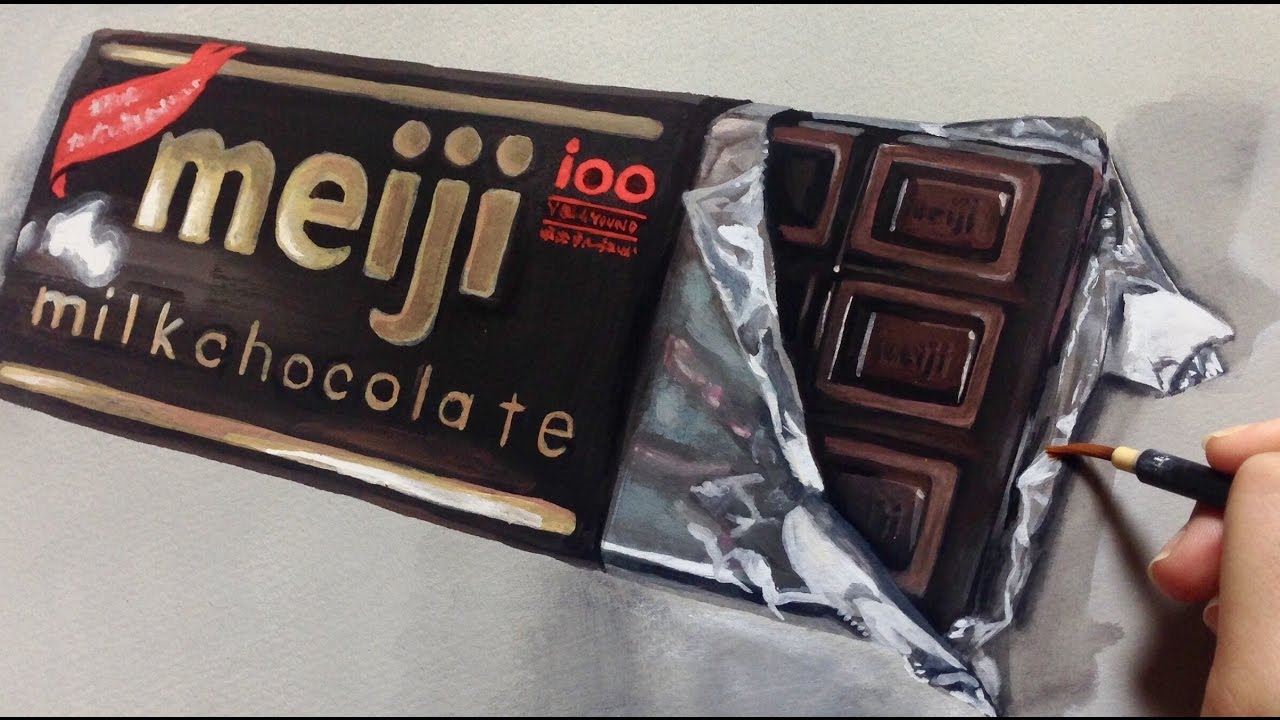 Painting of chocolate - YouTube