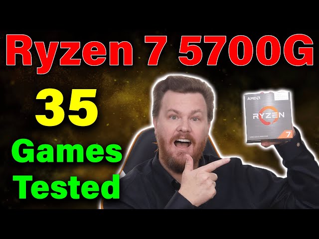 Ryzen 7 5700G — Review — 35 Games Tested — No Graphics Card