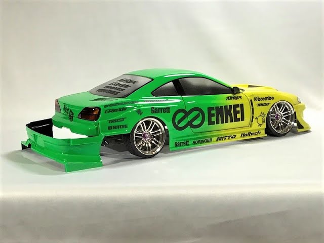 Yokomo S15 Silvia Fluorescent Yellow/Fluorescent Green [RC Body
