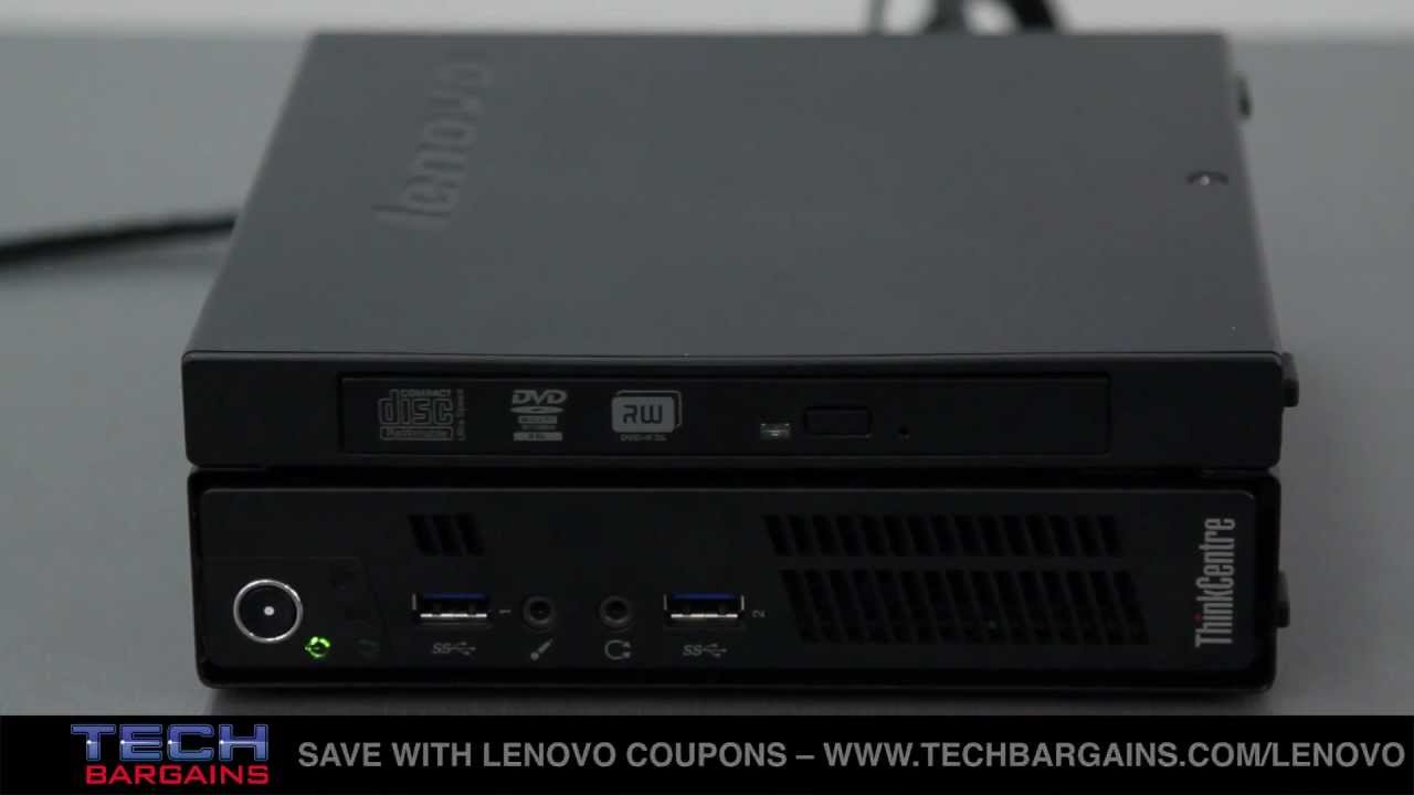 Lenovo ThinkCentre M92p Tiny Desktop and ThinkVision LT2323z