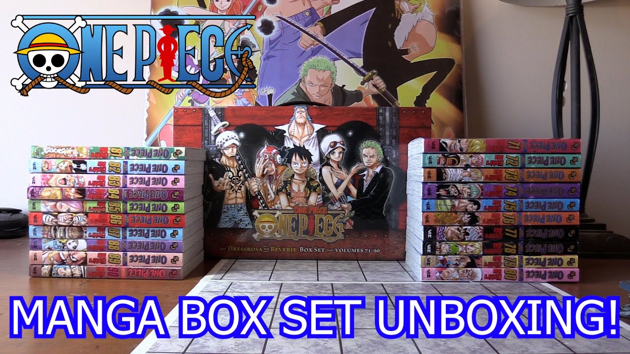 ONE PIECE MANGA BOX SET 4 UNBOXING! VOLUMES 71-90! - YouTube
