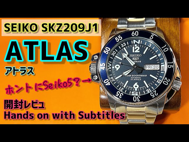 With subtitle)Is this really Seiko5?? BLUE ATLAS Hands on Review