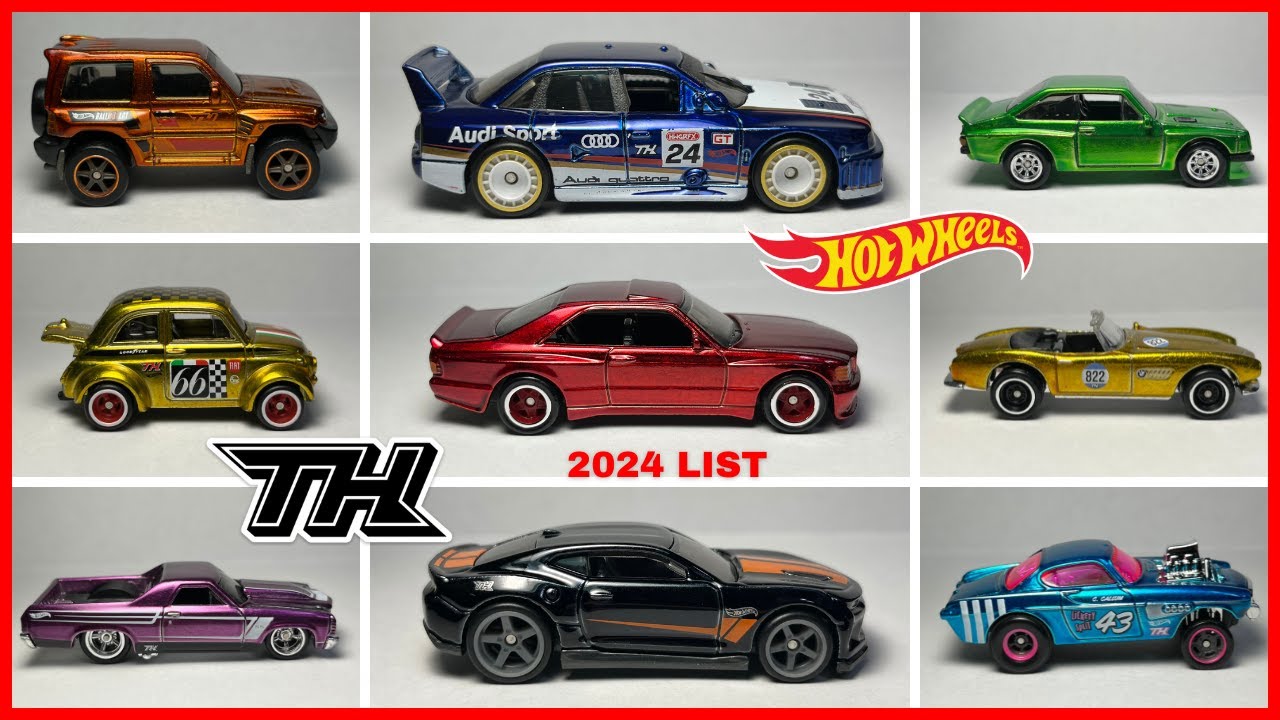 HOT WHEELS 2024 Super Treasure Hunt List - So Far! - YouTube