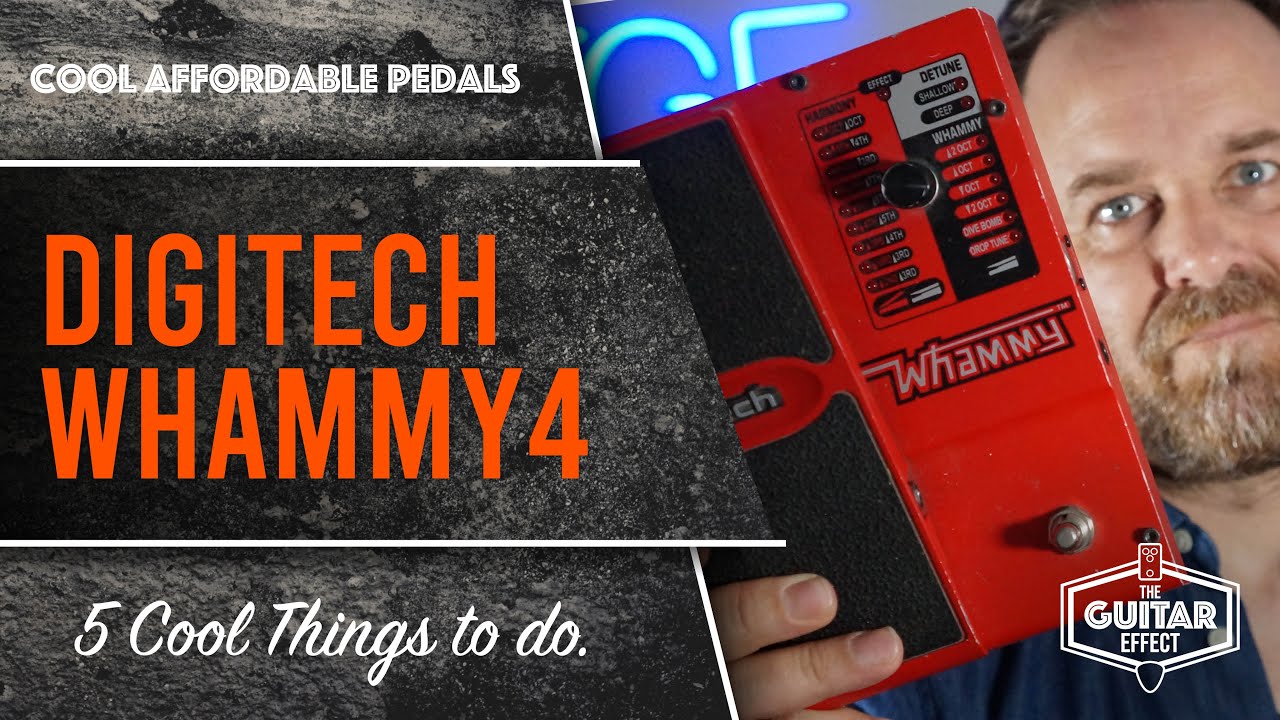 Digitech Whammy 4. Five great sounds you can get from a whammy