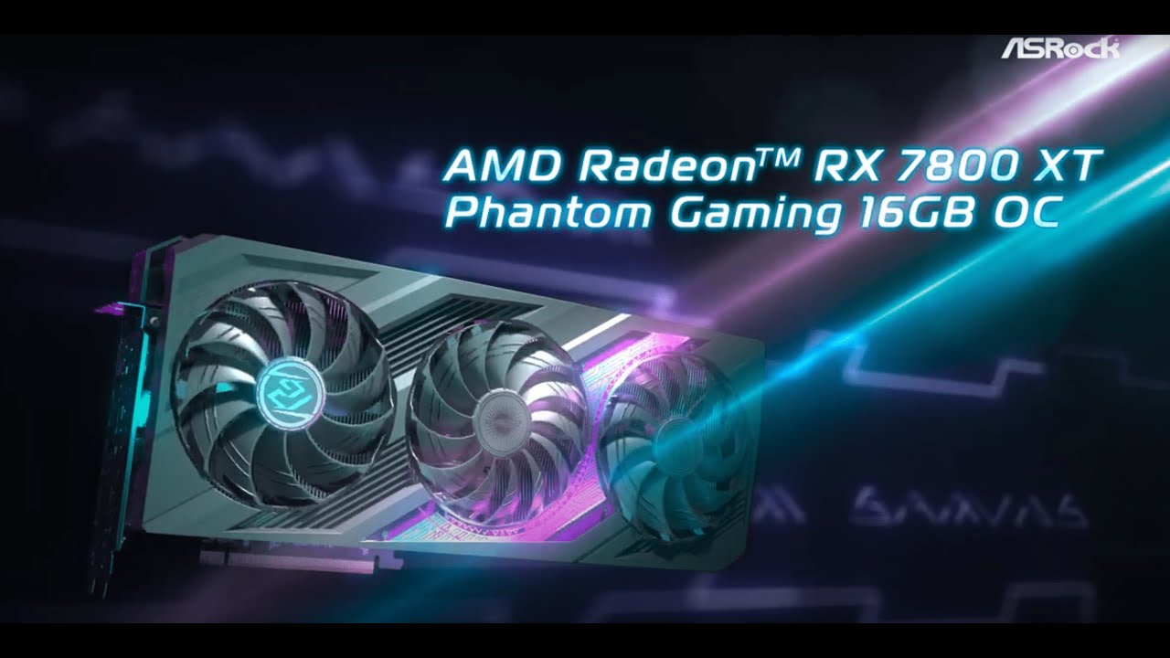 The Purple Power – ASRock AMD Radeon RX 7800 XT Phantom Gaming