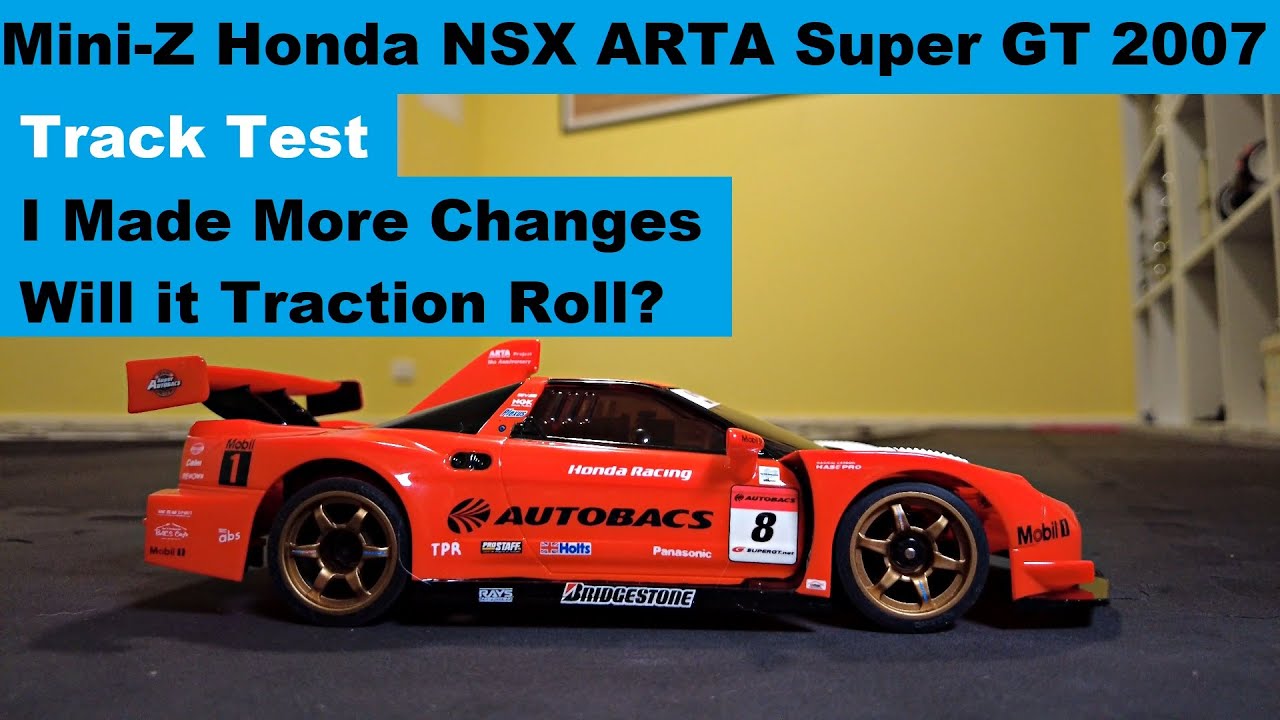 Kyosho Mini-Z Honda NSX ARTA Super GT 2007 - More Changes, Will it