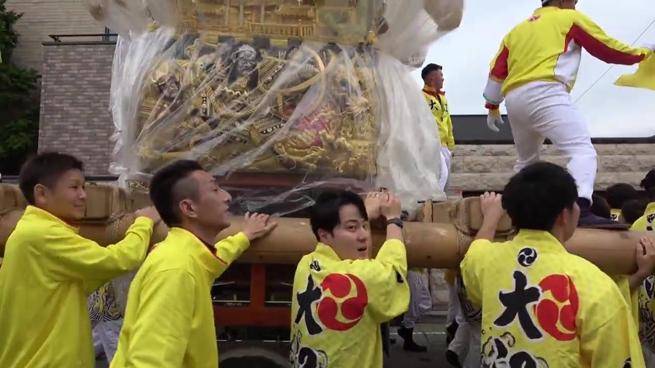 大江太鼓台特集 2022 江口入り～の工場前入り DVDPRT3 ＃大江太鼓台