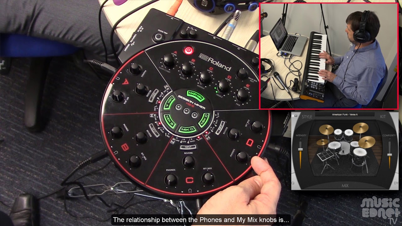 Roland HS5 Part 2, Intro to Level setting, Phones and My Mix knobs