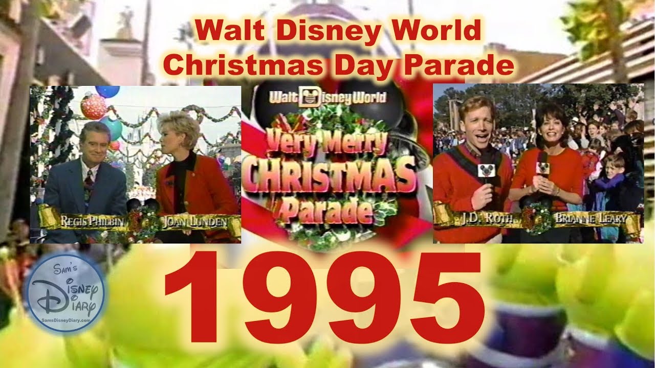 1995 Walt Disney World Christmas Day Parade | Regis Philbin | Joan