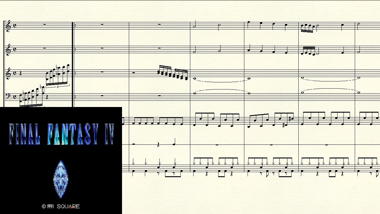 廃盤/レア】ファイナルファンタジー 4 ピアノソロ楽譜 ファイナル